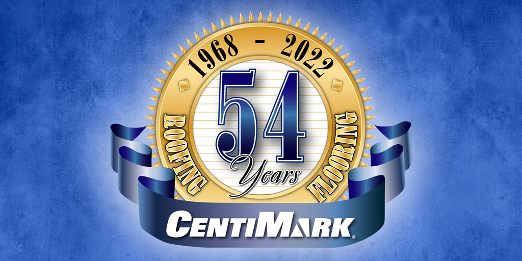 CentiMark 54 years logo banner
