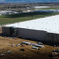 warehouse with centimark roof