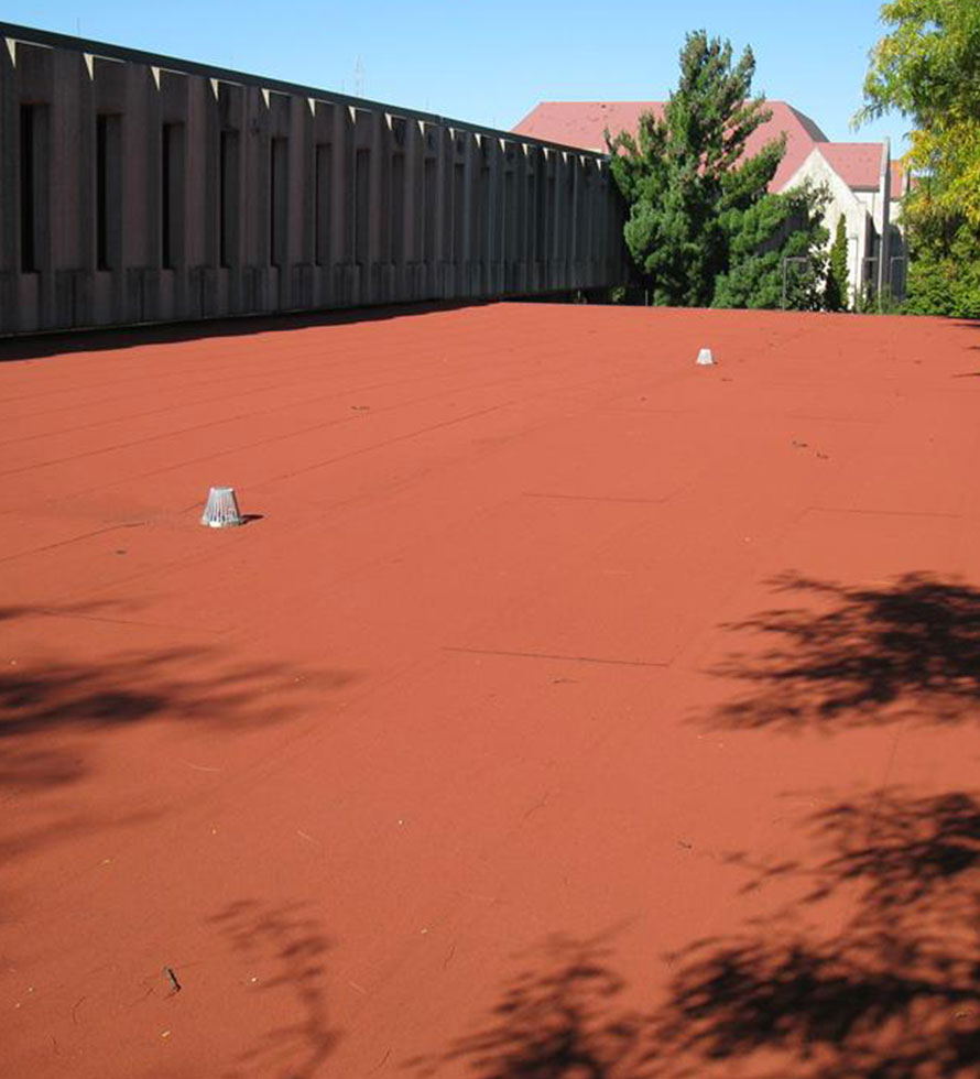 Modified Bitumen Red Cap Bright Red Roof