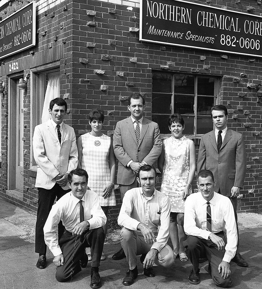 group of early centimark employees