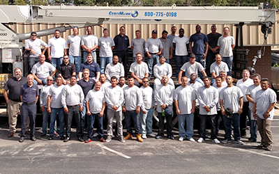 CentiMark's St. Louis team of commercial roofing contractors posing for camera