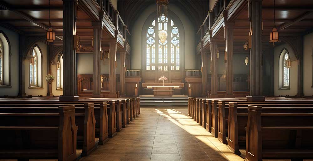 interior of a church