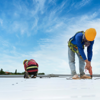 centimark crew working on a roof