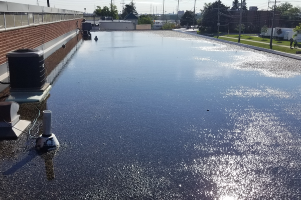 ponding water